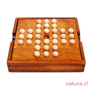 sakura rompecabezas de madera europeos juguetes clásicos solitario rompecabezas de ajedrez juegos de inteligencia juguetes de entretenimiento para niños adultos