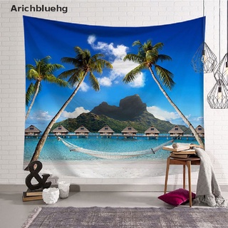 (arichbluehg) tapiz de playa para colgar en la pared, estilo tradicional, colcha de la habitación, tapiz para el hogar, decoración en venta