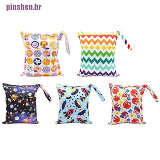 Pinshen bolsa De pañal reutilizable/impermeable/con cierre Para bebés