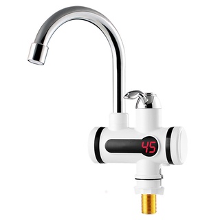 【BK】220V 3000W Kitchen Digital Tankless Instant Heater Faucet Hot/Cold Water Tap