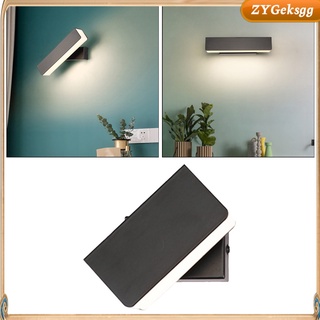 luz de lectura de montaje en pared led, lámpara de lectura de cama enfocada, luces de cabecera, salida usb, rotación 365, aspecto simple y fácil de instalar
