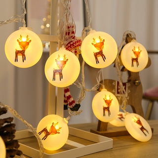 1.5m 10 leds alce santa claus oso guirnalda lámpara para decoración del hogar cadena de luz de navidad [jane eyre] (1)