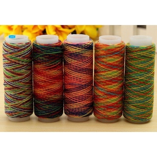 5 unids/set arco iris Color hilo de coser a mano acolchado bordado hilo de coser para el hogar DIY accesorios de costura suministros regalos (1)