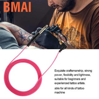 bmai - cable de clip de tatuaje en ángulo recto, conector de línea de cable rca, accesorio de fuente de alimentación