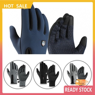 mn guantes de invierno a prueba de viento/pantalla táctil antideslizante para hombres y mujeres/guantes de dedo completo