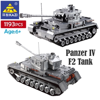 1193 Piezas Bloques De Construcción Panzer IV F2 Tanque Modelo Bloque Juguetes Niños Regalos Para Niño ABS Plástico Construir Ladrillos Kits