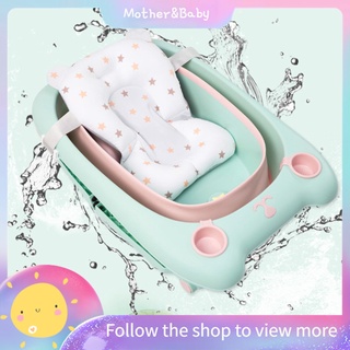 Go bebé asiento de baño bebé alfombra de ducha plegable almohadilla de bañera recién nacido bañera almohada antideslizante suave comodidad cojín