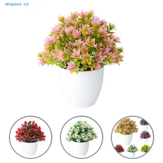 shipinl.cl Hermosa Flor Artificial En Maceta Decorativa Flores Bonsai Simuladas Para Decoración Del Hogar