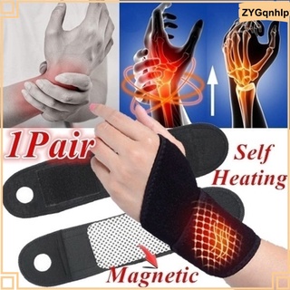 2x pulsera de muñeca infrarroja para artritis deportes magnética banda de apoyo de mano esguinces (4)