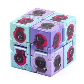Rodamente # Cubo Mágico Para Squid Game Toys Cantos De Descompresion Arredondada
