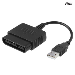 Niki PC USB controlador de juegos adaptador Cable convertidor para PS2 a PS3 PC videojuego