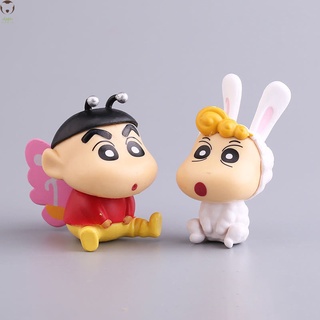 6 pzas/Set Shinchan Bandai Crayon Shininchan lindo Figura De juguete Anime Pvc Figura De acción colección juguetes Para Amigos regalos Modelo regalo (4)