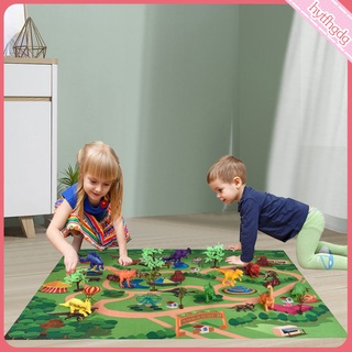Hytfhgdg alfombra De dinosaurio Para niños/alfombra De juego Para fiestas en Casa/picnic