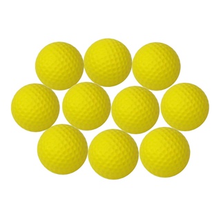 10 pzs pelotas De golf De Plástico Para interiores práctica (4)