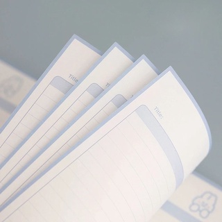 Lloyd Kawaii 30 páginas estudiante espiral cuaderno B5 carpeta cuaderno escuela impermeable PVC tapa dura papelería oso diario libro de hoja suelta Memo Pad (5)