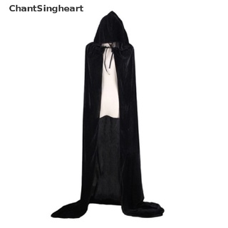Chantsingheart - capa con capucha para Halloween, brujas de terciopelo, Ponchos para hombres y mujeres, princesa, la muerte, esperanza de que pueda disfrutar de sus compras