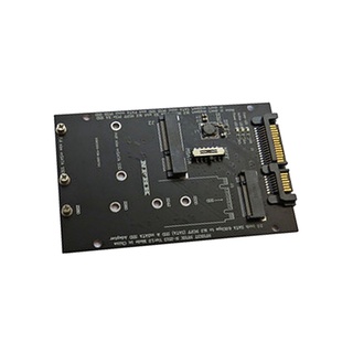 Dual Slot M.2 NGFF/Msata SSD to SATA III 3.0 Adapter Converter Card Board