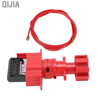 qijia cable lockout dispositivo de alta temperatura resistente a la corrosión de grado industrial cerradura de seguridad de acero