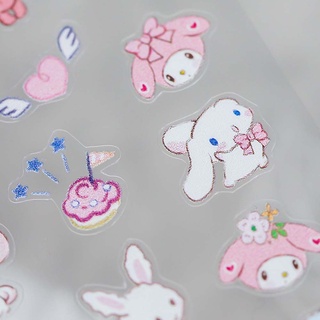 TASHA Ultra-thin Nail Art Stickers Cartoon Manicure Accessories DIY Nail Art Decoration Japanese-style Tulip Rabbit Lovely Adhesive Small Bear Applique (9)