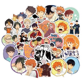 IS 50PCS Anime Haikyuu!! Stickers Pack For DIY Laptop Phone Guitar Suitcase Skateboard PS4 Toy Volleyball Teenager Haikyuu Sticker