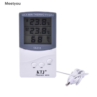 [meetyou] termómetro lcd digital para interiores/hogar/higrómetro/medidor de temperatura humedad cl