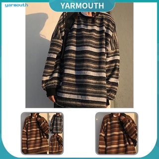 yarmouth Slouchy Spring Sweater Breathable Lady Sweater O Neck for Daily Wear