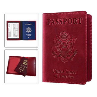 portátil pasaporte titular de la tarjeta caso de viaje documento organizador para mujeres hombres (5)