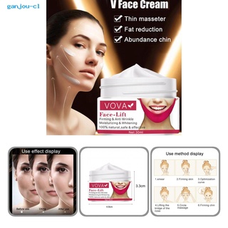ganjou Crema Suave Lifting Facial Maquillaje Hidratante Reducción De Grasa Para Mujeres
