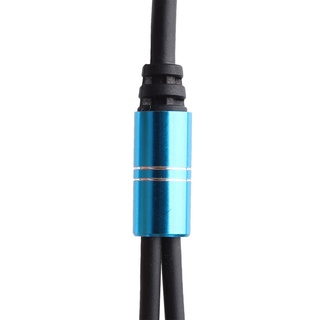 [8/18]cable de extensión de micrófono de aluminio chapado en oro de 3.5 mm para teléfono móvil