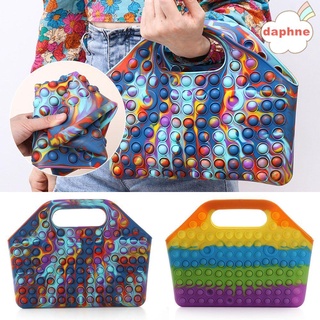 Daphne nuevo bolso burbuja antiestrés herramienta mochila Mini niños adultos aliviar autismo juguete sensorial