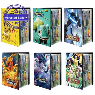 Pokemon Tarjeta Mapa Letras Álbum Cuaderno Carpeta De Almacenamiento Pokémon Tarjetas Classeur Binder Recoger W3B8