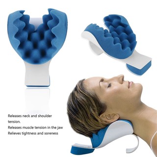 NHS-cuello y hombro Relaxer cuello alivio del dolor masaje almohada soporte de cuello almohada
