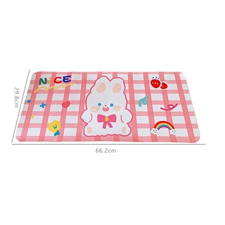 countif Keyboard Mat Soft Waterproof PVC Cute Cartoon Mouse Pad for Trackball Mouse (5)