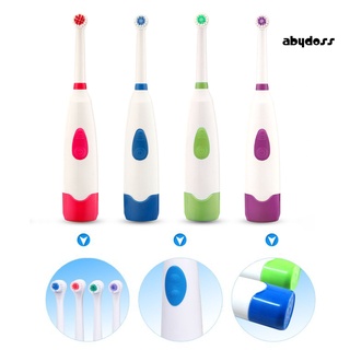 nuevo aby 1 juego de cepillo de dientes eléctrico con cabezales de repuesto cuidado oral impermeable adultos niños limpieza automática cepillo de dientes para cuidado dental (2)