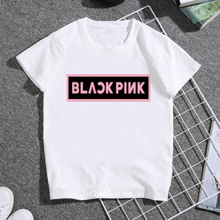 Moda Kop camiseta de los niños negrorosa camiseta niñas parpadear Lisa Rose Jisoo Jennie T-Shirt niños blanco Tops camisetas Drop Ship