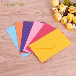 Allgoods suministros escolares Mini sobres 50 unids/Pack invitación sobres de papel sobres de boda fiesta suministros de oficina tarjeta de mensaje para carta colorido sobres/Multicolor