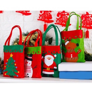 Navidad Santa Claus muñeco de nieve caramelo decoración bolsa de regalo adornos colgantes