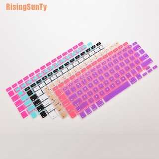Risingsunty (¥) funda de silicona para teclado Macbook Air Pro 13" 15" 17" pulgadas