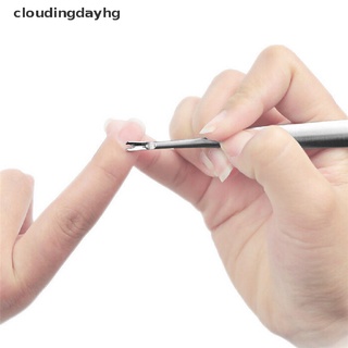 cloudingdayhg acero inoxidable cutícula empujador trimmer removedor de pedicura manicura uñas arte herramientas productos populares