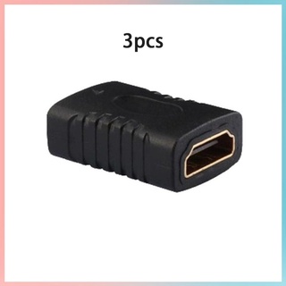 3x Fosmon HDMI-compatible Female Coupler Extender Adapter For HDTV HDCP 1080P