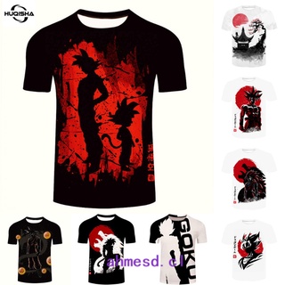 hombres mujeres verano dragon ball creativo ultra instinct dios hijo goku 3d t-shirt tops camisetas unisex casual anime camisetas