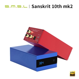 SMSL Sánscrito 10th MKII HiFi Audio DAC USB AK4493 DSD512 XMOS Óptico Spdif Entrada Coaxial De Escritorio Decodificador