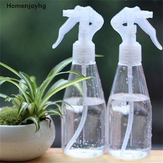 hhg> botella de pulverización de plástico de 200 ml para limpieza de mano, botella de spray vacía de agua de jardín transparente