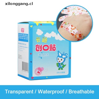 LONGANG 100PCS Waterproof Breathable Transparent Band Aid Hemostasis Plasters Emergency . (3)