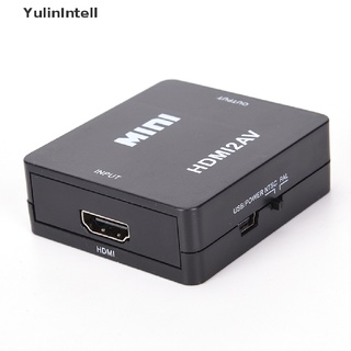 Yimy HDMI a RCA AV/CVBS adaptador HD 1080P Mini HDMI2AV Video Converter Jelly