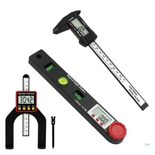 Stat Carbon Fiber Electronic Digital Vernier Caliper Micrometer Guage LCD Measurement