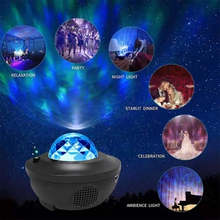 proyector de música galaxia/lámpara de agua/ola led/proyector de luz/caja de sonido bluetooth (4)