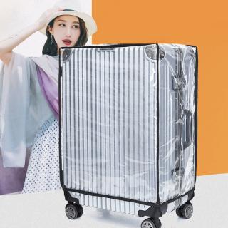 protector de equipaje cubierta de viaje maleta antiarañazos a prueba de polvo transparente caso carro bolsa (2)