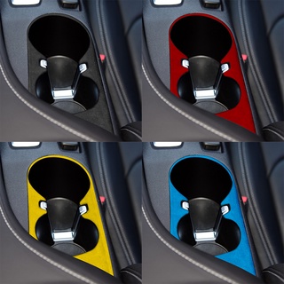 Suede Wrapping ABS Plastic Cup Holder Trim Frame for Chevy Camaro 16-20 LHD (1)