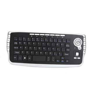 [nuevas llegadas] 2.4g wilreless teclado 78 teclas multifunción portátil trackball para escritorio